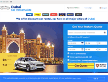 Tablet Screenshot of dubai-carrental.com